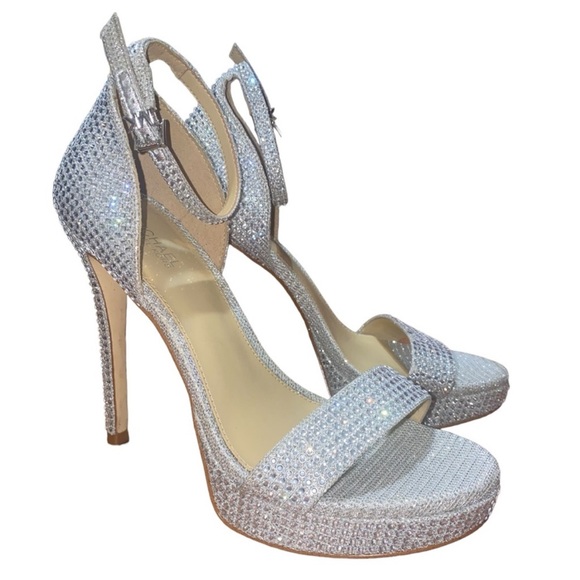 Michael Kors Jordan platform rhinestone - Picture 1 of 6